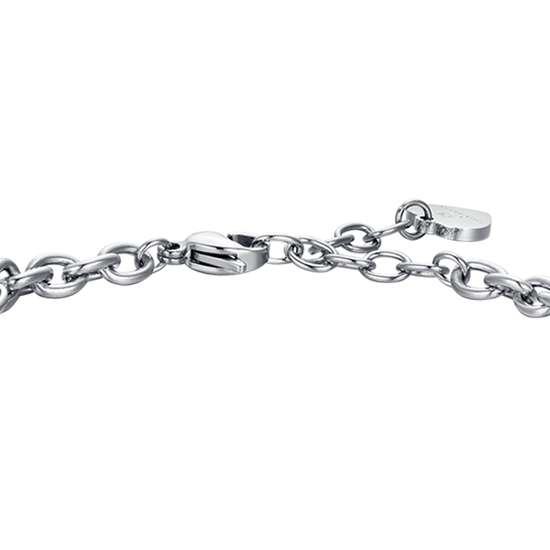 PULSERA DE ACERO MUJER SIGNO ZODIACAL GEMINI PLACA