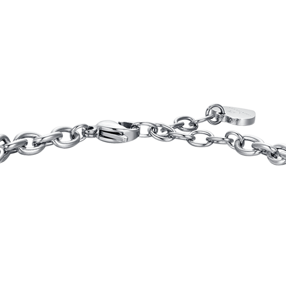 PULSERA DE ACERO MUJER SIGNO ZODIACAL GEMINI PLACA