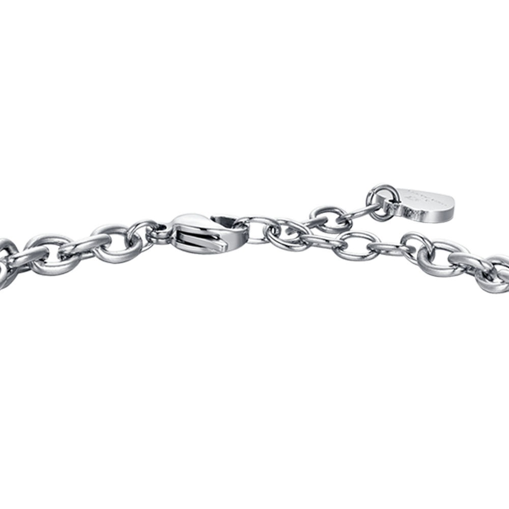 PULSERA ACERO MUJER SIGNO ZODIACAL LEO PLACA