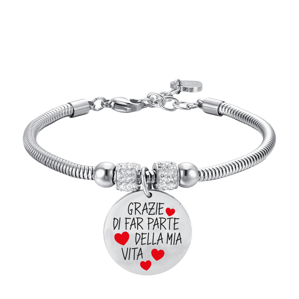 PULSERA DE ACERO SEÑORA GRACIAS POR FORMAR PARTE DE MI VIDA