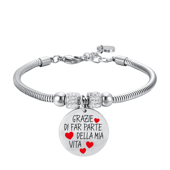 PULSERA DE ACERO SEÑORA GRACIAS POR FORMAR PARTE DE MI VIDA