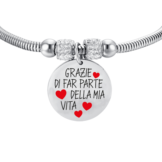 PULSERA DE ACERO SEÑORA GRACIAS POR FORMAR PARTE DE MI VIDA