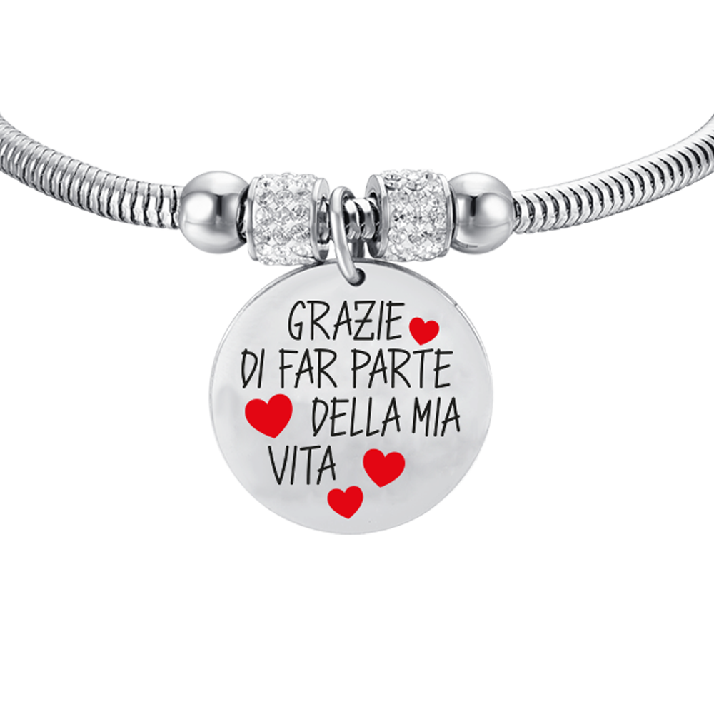 PULSERA DE ACERO SEÑORA GRACIAS POR FORMAR PARTE DE MI VIDA