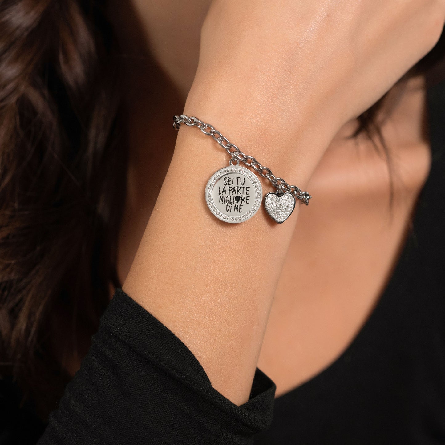 PULSERA DE ACERO PARA MUJER ERES LO MEJOR DE MI