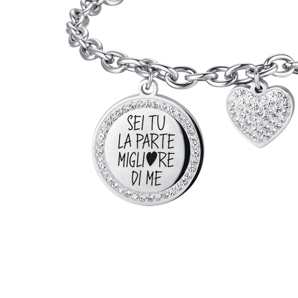 PULSERA DE ACERO PARA MUJER ERES LO MEJOR DE MI