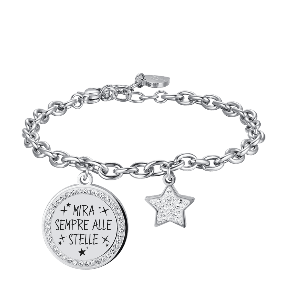 EL BRAZALETE DE ACERO PARA MUJER SIEMPRE APUNTA A LAS ESTRELLAS