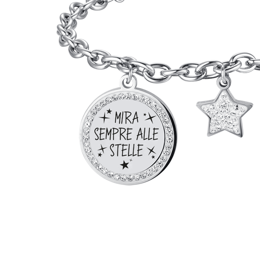 EL BRAZALETE DE ACERO PARA MUJER SIEMPRE APUNTA A LAS ESTRELLAS