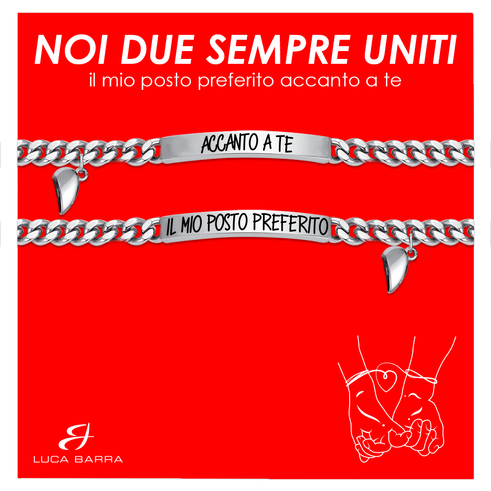 PULSERA DE ACERO PARA HOMBRE CON IMÁN DE CORAZÓN