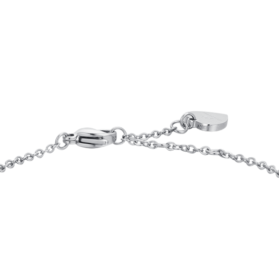 ÁGATA BLANCA BRAZALETE DE ACERO PARA MUJER