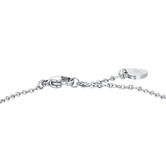PULSERA DE ACERO ÁGATA ROSA PARA MUJER