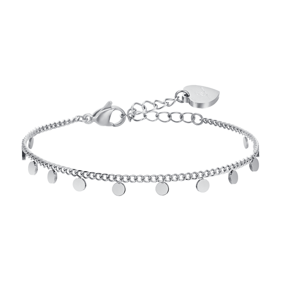 PULSERA DE ACERO PARA MUJER CON CÍRCULOS