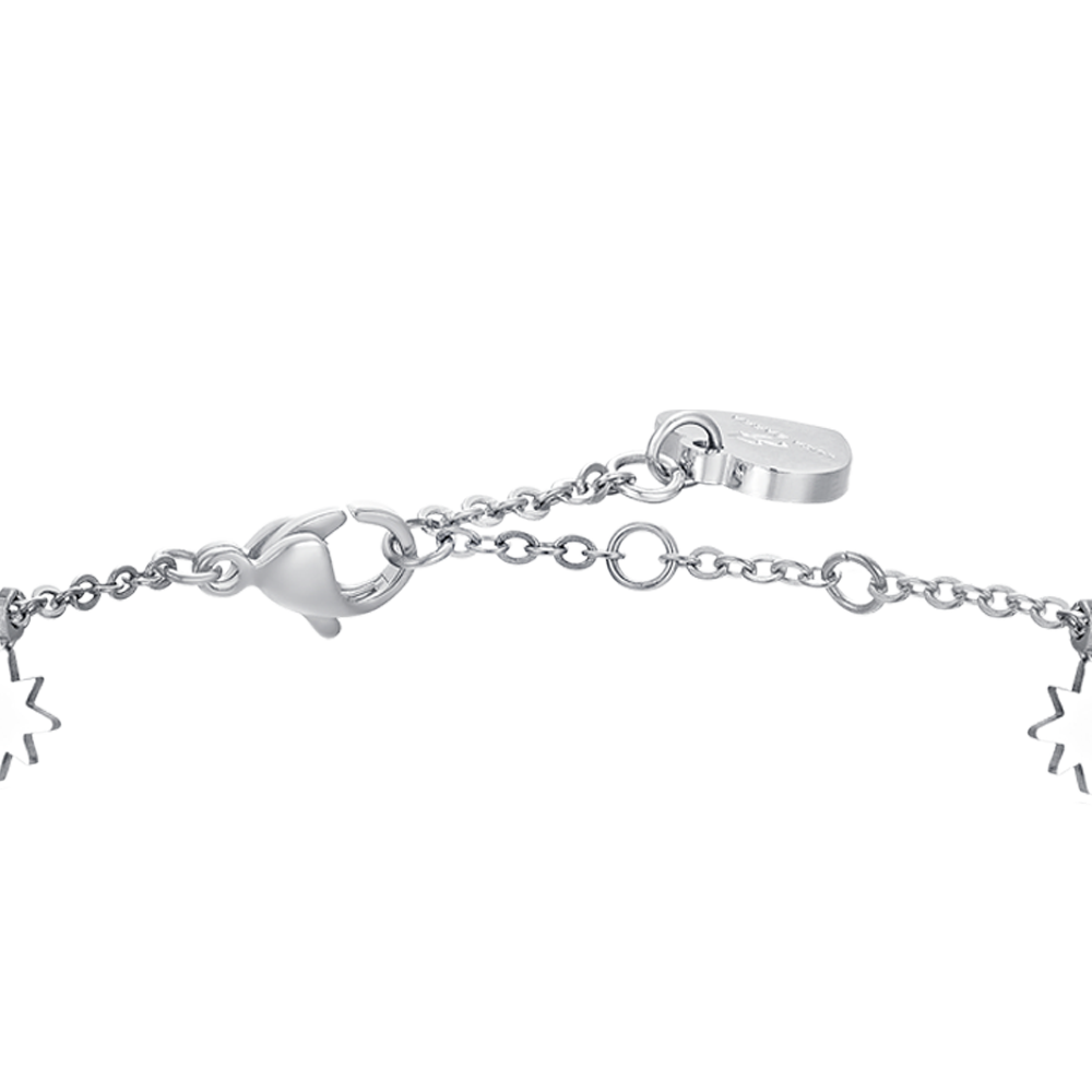 SISSI ESTRELLA Y CRISTALES ACERO PULSERA MUJER