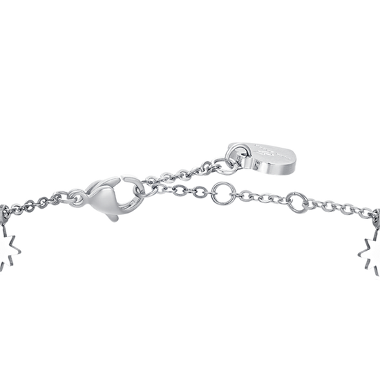SISSI ESTRELLA Y CRISTALES ACERO PULSERA MUJER