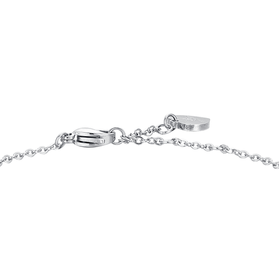 PULSERA DE ACERO PARA MUJER CON PERLAS Y SOL