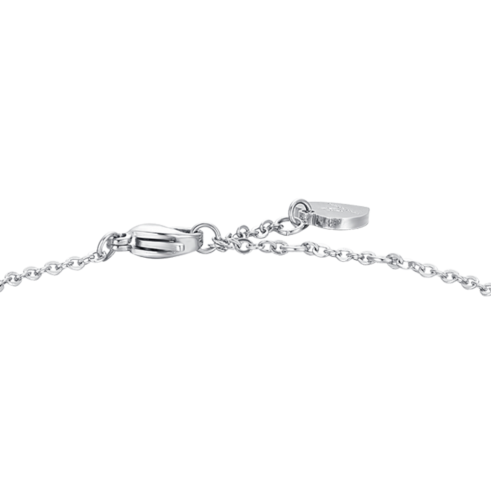PULSERA DE ACERO PARA MUJER CON PERLAS Y ÁRBOL DE LA VIDA