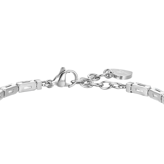 PULSERA DE TENIS CON CIRCONITA BAGUETTE BLANCA