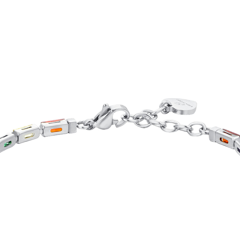 PULSERA TENIS BAGUETTE MULTICOLOR