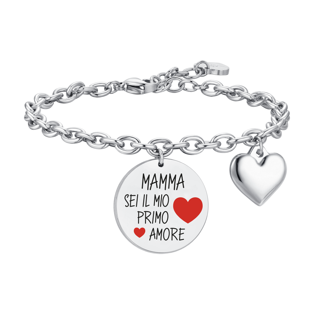 BRACCIALE DONNA IN ACCIAIO MAMMA