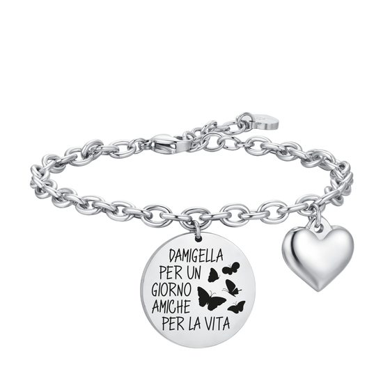 PULSERA DE ACERO PARA DAMA DE HONOR DE MUJER