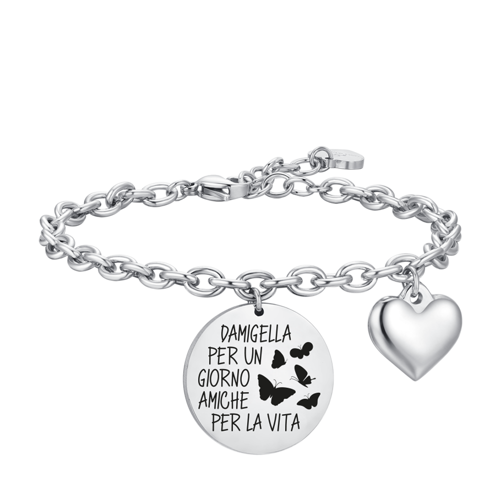 PULSERA DE ACERO PARA DAMA DE HONOR DE MUJER