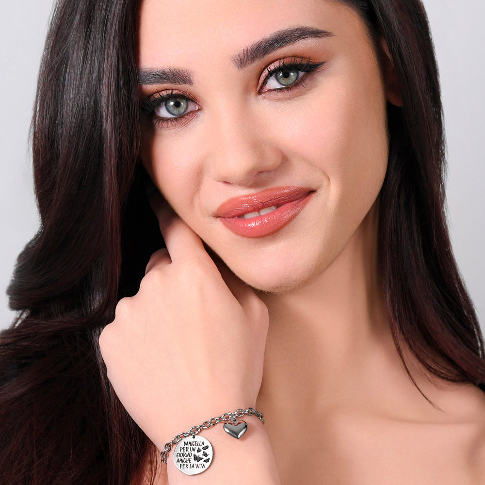 PULSERA DE ACERO PARA DAMA DE HONOR DE MUJER