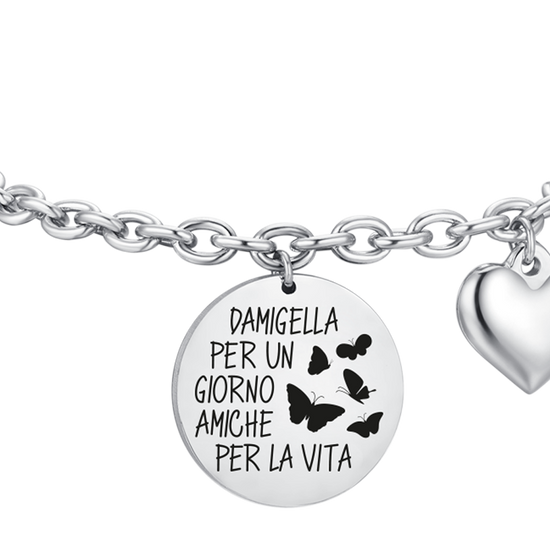 PULSERA DE ACERO PARA DAMA DE HONOR DE MUJER
