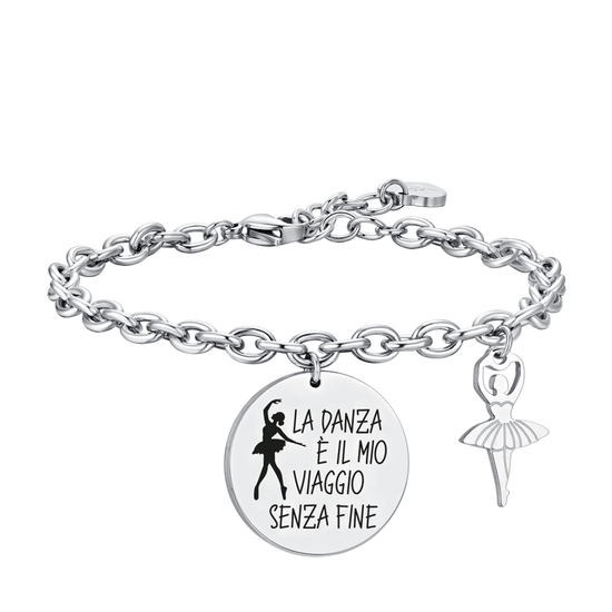 BALLERINA BRAZALETE DE ACERO PARA MUJER