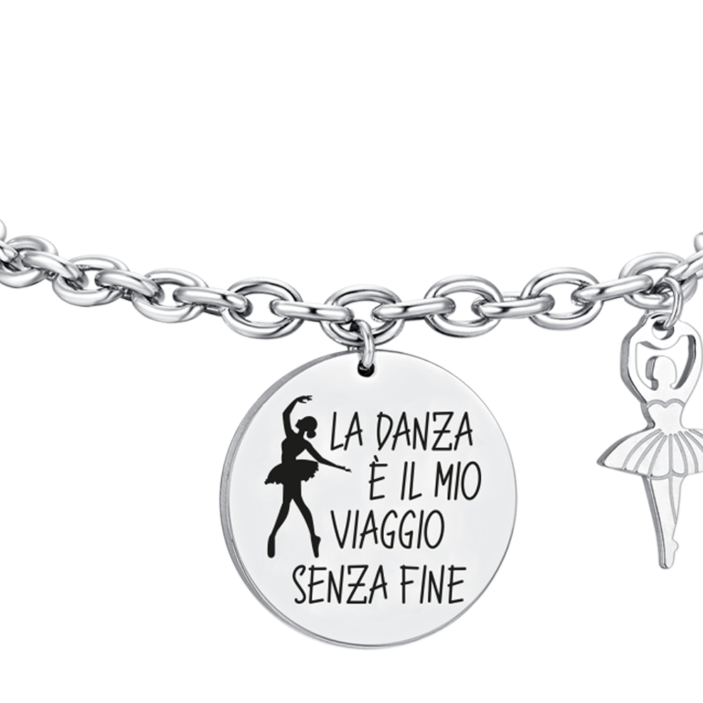 BALLERINA BRAZALETE DE ACERO PARA MUJER