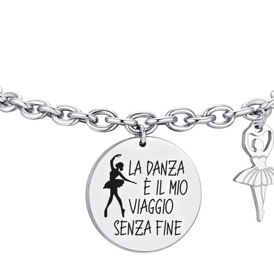 BALLERINA BRAZALETE DE ACERO PARA MUJER