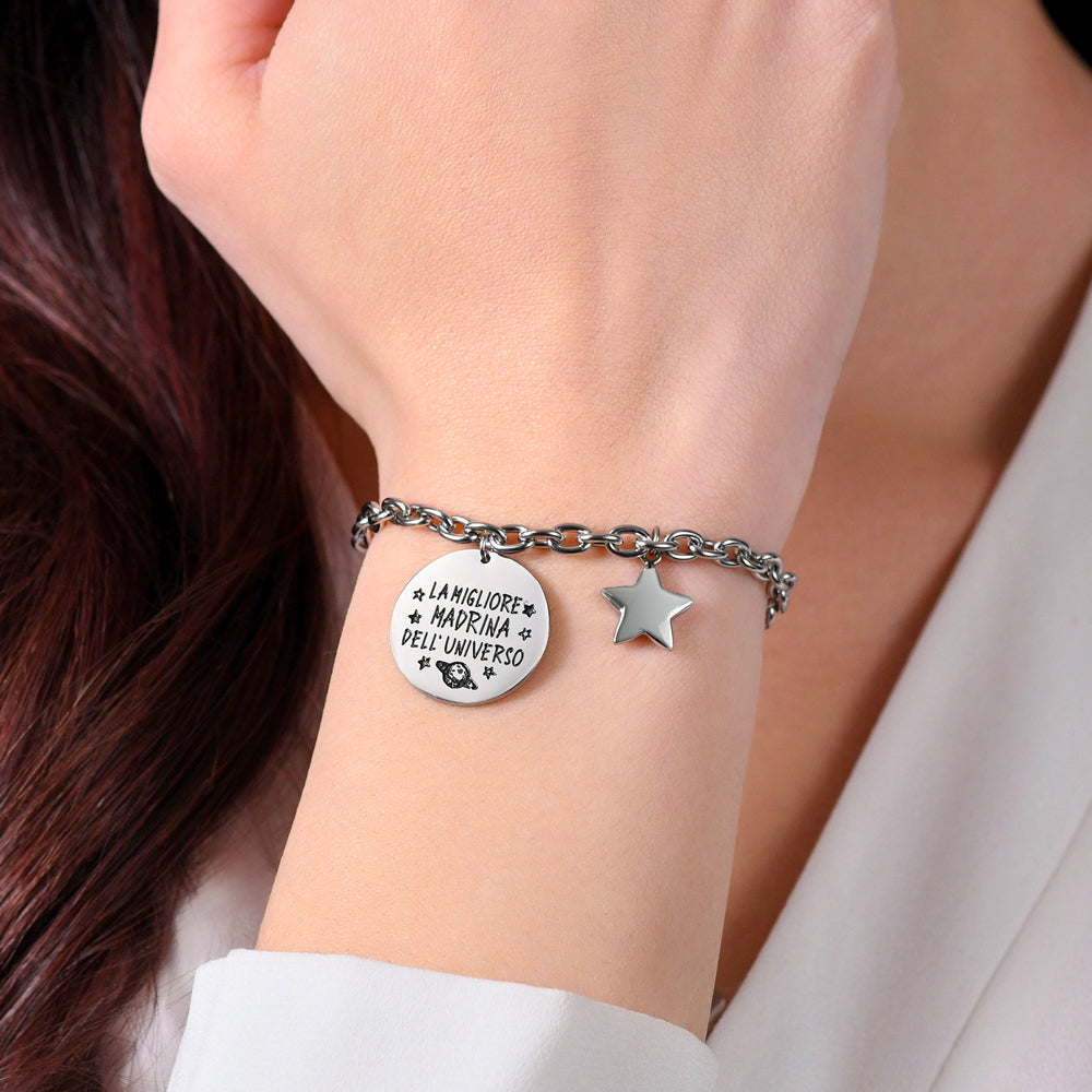 PULSERA MADRINA DE ACERO
