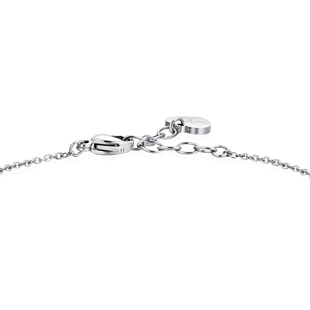 PULSERA DE ACERO ESTRELLAS Y CIRCONITAS PARA MUJER