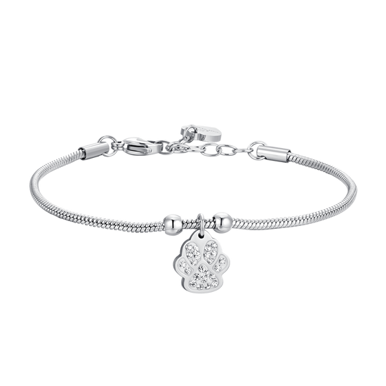BRAZALETE DE ACERO PARA MUJER CON GARRA
