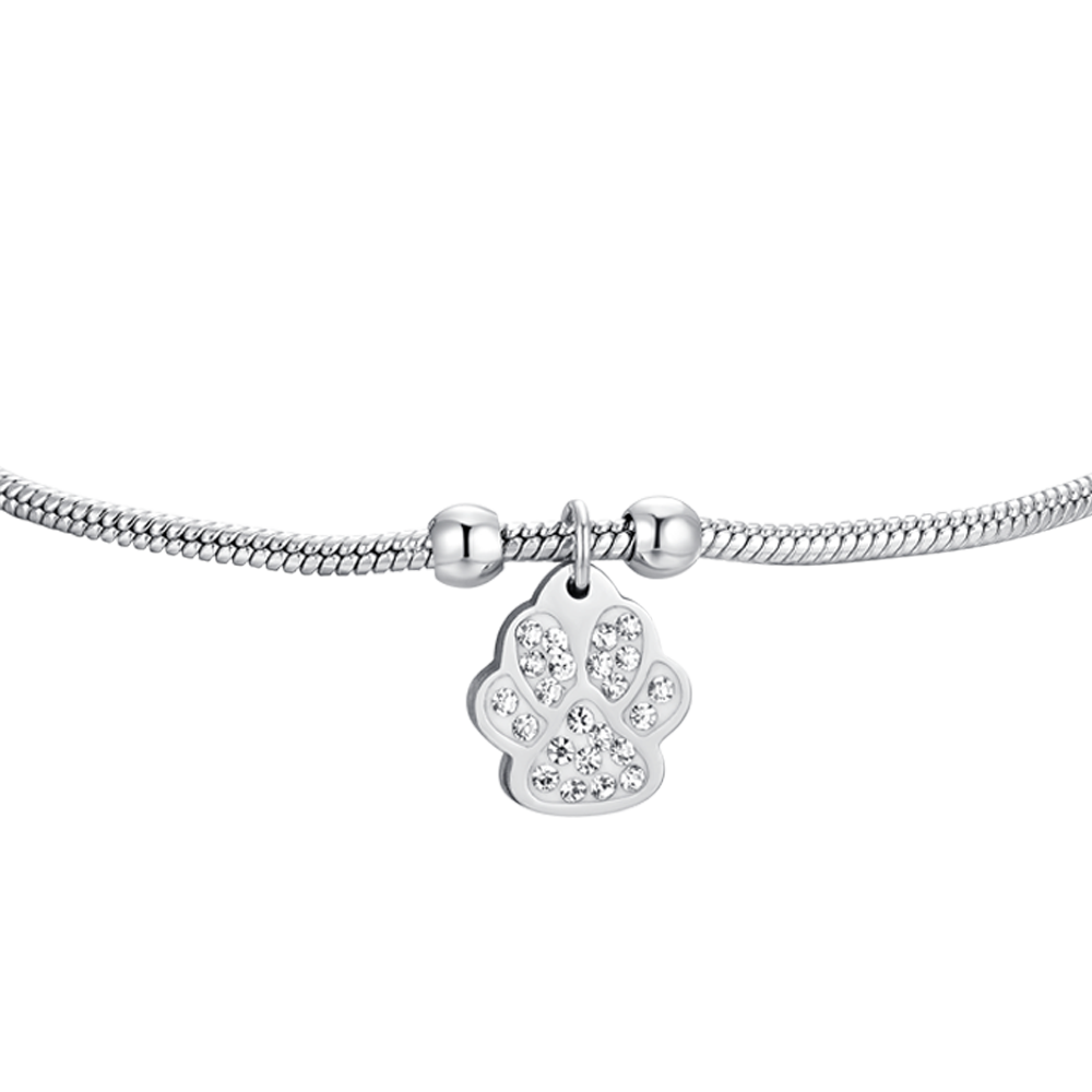 BRAZALETE DE ACERO PARA MUJER CON GARRA