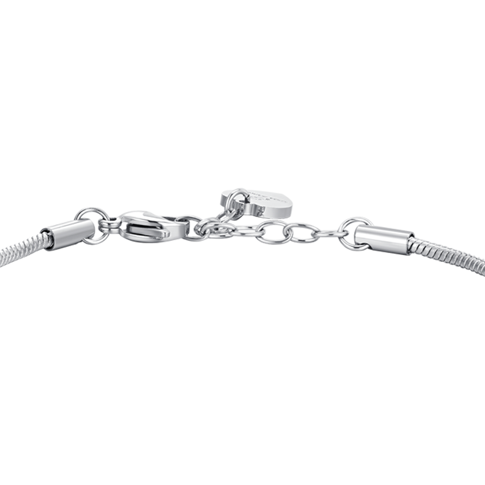 BRAZALETE DE ACERO PARA MUJER CON GARRA