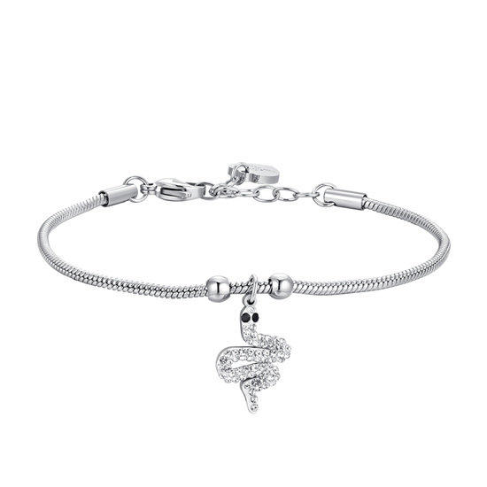 BRAZALETE DE ACERO PARA MUJER CON SERPIENTE