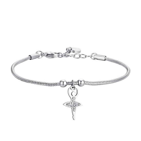 BRAZALETE DE ACERO PARA MUJER CON BAILARINA