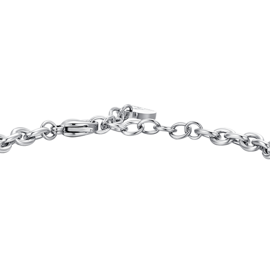 TRÉBOL DE CUATRO HOJAS BRAZALETE GIRATORIO DE ACERO PARA MUJER