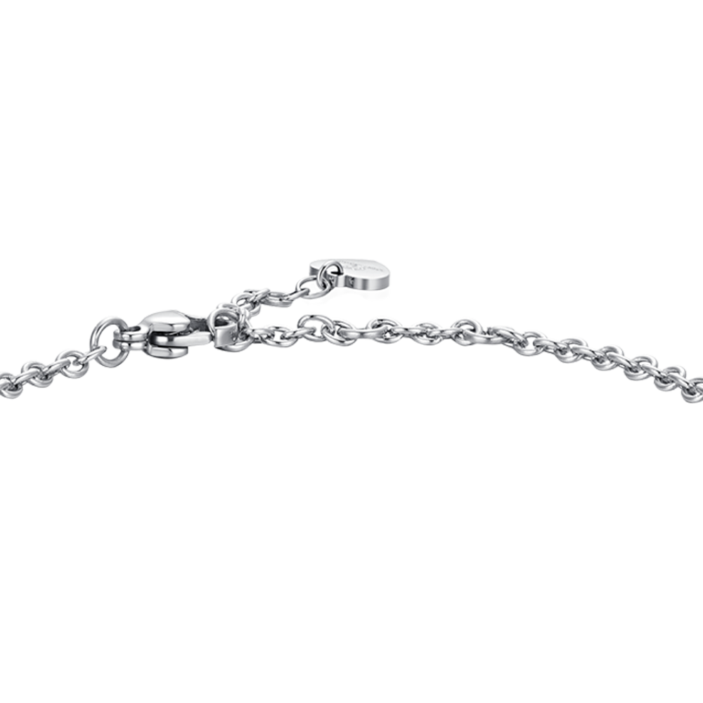 PULSERA DE TENIS PARA MUJER CON ESTRELLA DE ACERO Y CIRCONITA CÚBICA