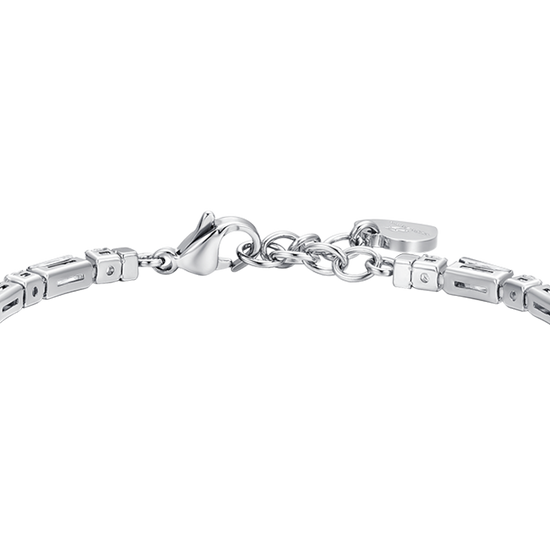 PULSERA DE TENIS DE MUJER DE ACERO CON CIRCONITA CÚBICA BLANCA