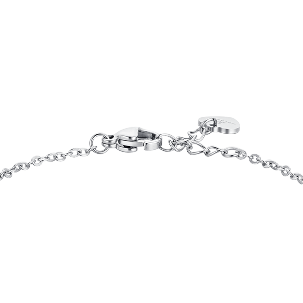 BRAZALETE DE ACERO DE CUATRO CARAS CON CUERNOS PARA MUJER