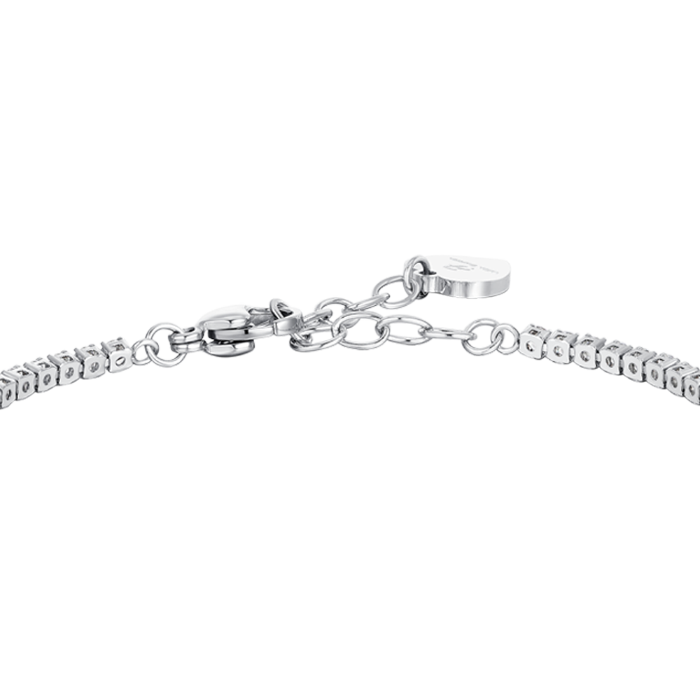 PULSERA DE TENIS FLOR DE ACERO PARA SEÑORA