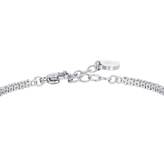TRÉBOL DE CUATRO HOJAS ACERO PULSERA TENIS MUJER