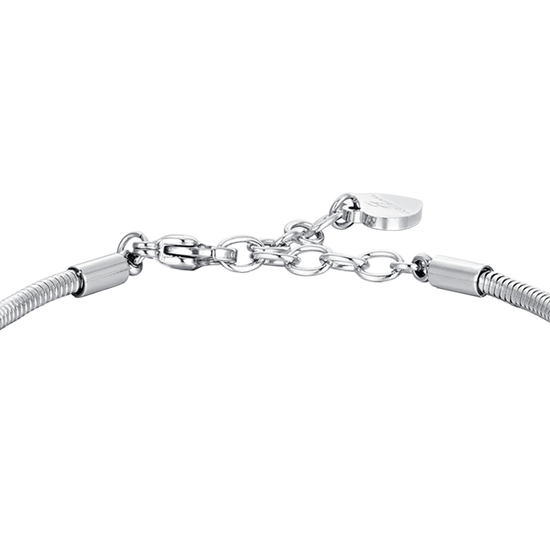 PULSERA DE ACERO LUNA Y CRISTALES PARA MUJER