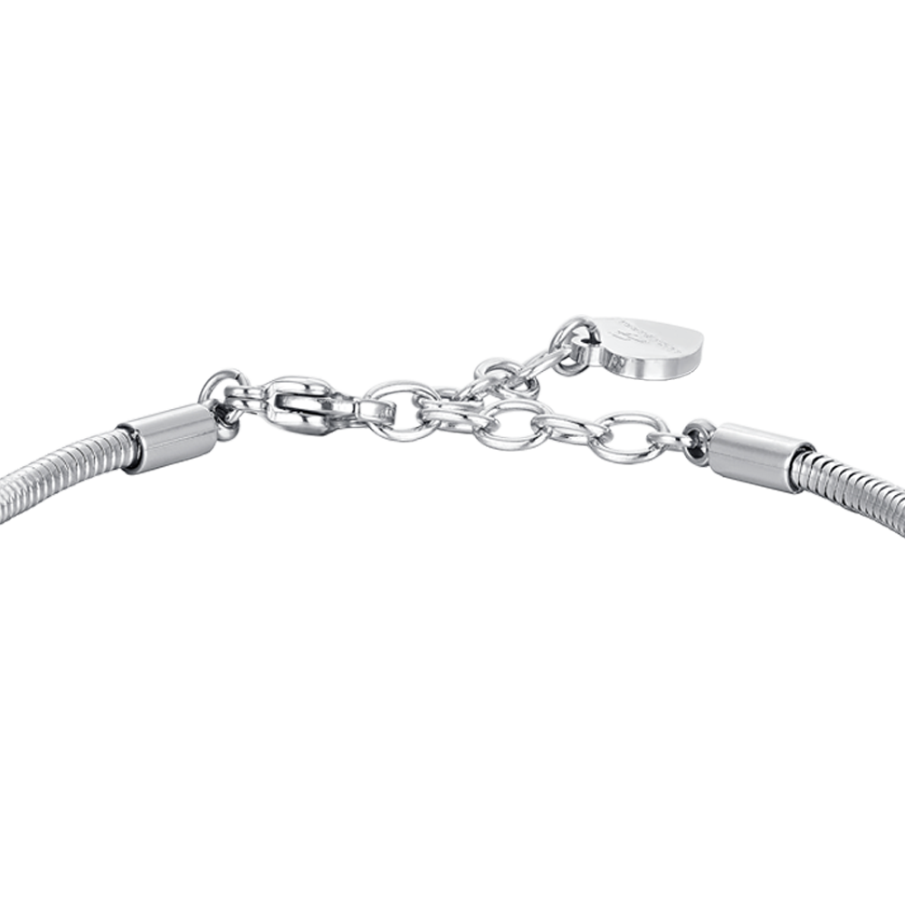 HOME ACERO Y CRISTAL PULSERA MUJER