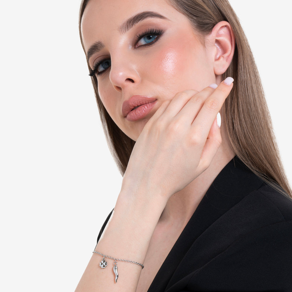 BRAZALETE DE ACERO PARA MUJER