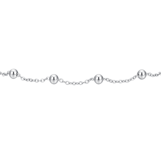 BRACCIALE DONNA IN ACCIAIO  CON SFERE