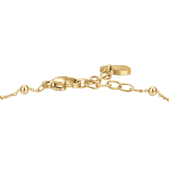 BRACCIALE DONNA IN ACCIAIO CON SFERE IP GOLD