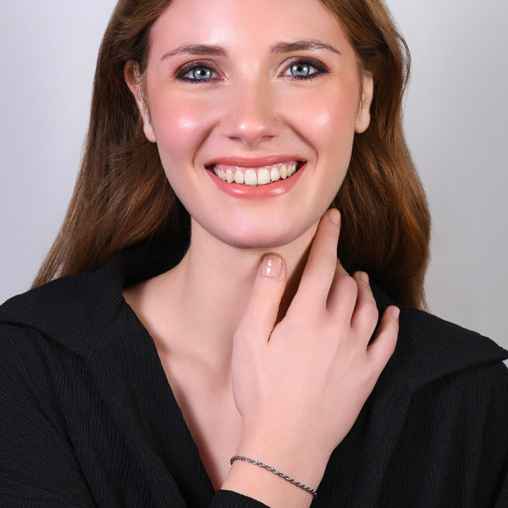 BRAZALETE DE ACERO PARA MUJER