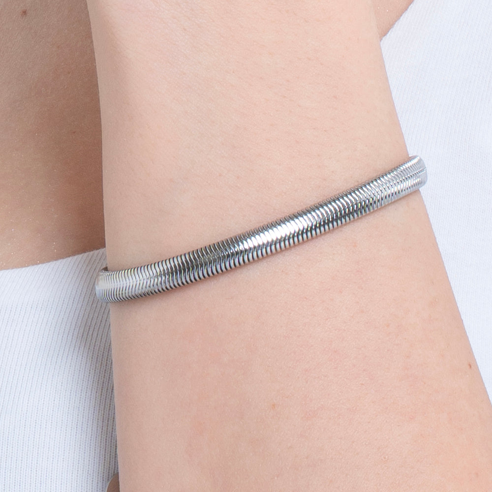 BRAZALETE DE ACERO PARA MUJER