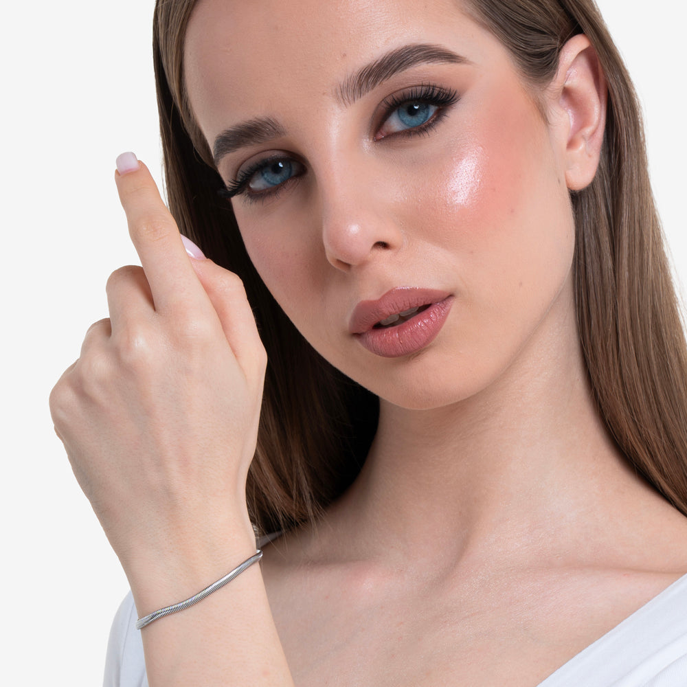 BRAZALETE DE ACERO PARA MUJER